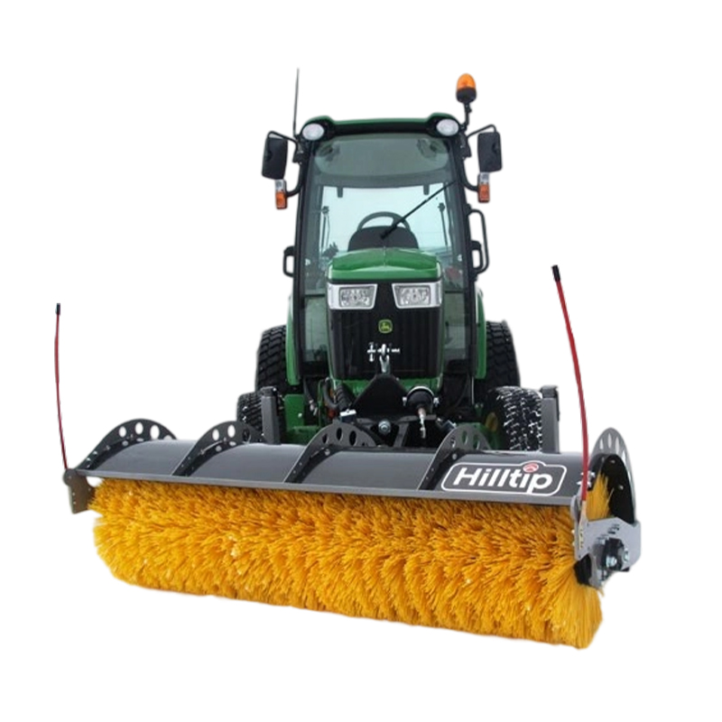Hydraulická šmykom riadená rotačná uhlová metla